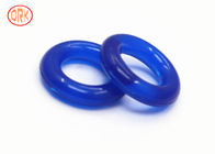 آبی نیمه شفاف سیلیکون O Ring مقاومت در برابر حرارت اندازه سفارشی
