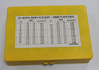 مجموعه ای از حلقه های زرد 5A 382pcs، رینگ متریک O با مقاومت در برابر دمای پایین