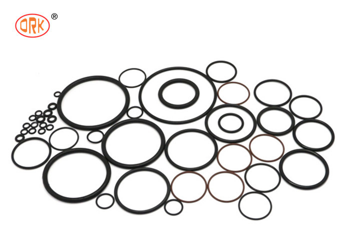 رنگ سایز متفاوت NBR EPDM FKM AEM AS568 حلقه های رنگی لاستیکی O برای توربو