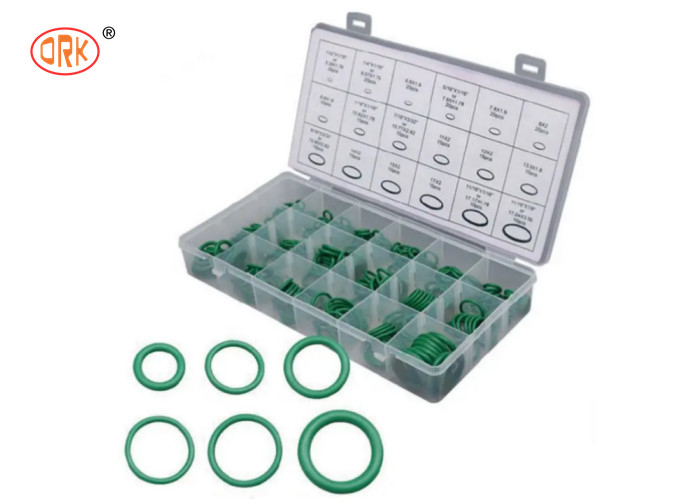 کیت حلقه ای 18 سایز O Green HNBR 240PCS برای تهویه مطبوع
