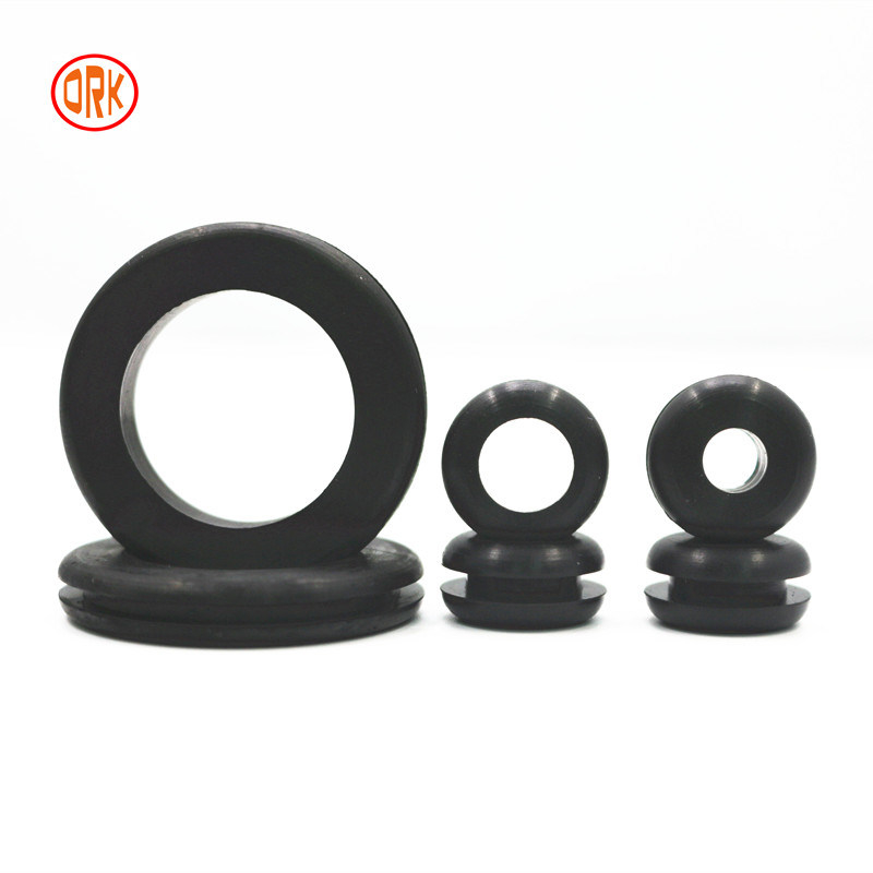 ORK قطعات لاستیکی قالب بندی شده FDA گواهینامه غیر سمی سیلیکون لاستیکی Grommets مقاومت کششی 1000 PSI
