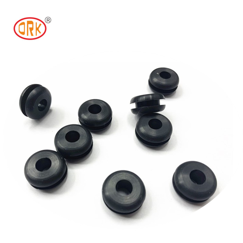 ORK قطعات لاستیکی قالب بندی شده FDA گواهینامه غیر سمی سیلیکون لاستیکی Grommets مقاومت کششی 1000 PSI