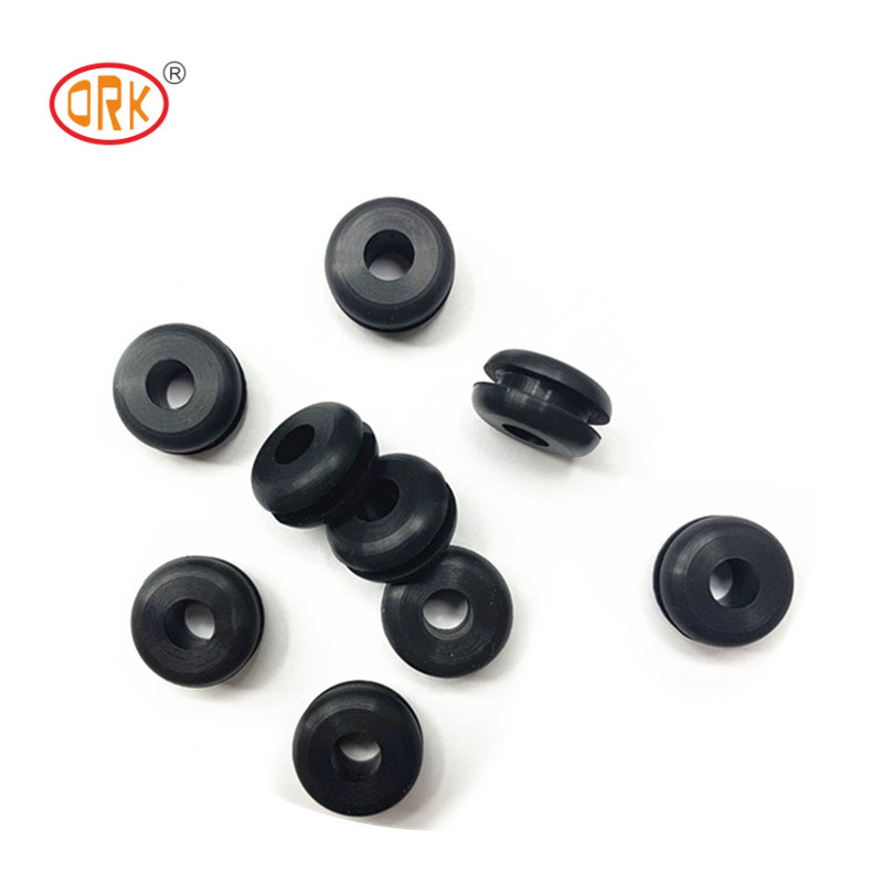 ORK قطعات لاستیکی قالب بندی شده FDA گواهینامه غیر سمی سیلیکون لاستیکی Grommets مقاومت کششی 1000 PSI