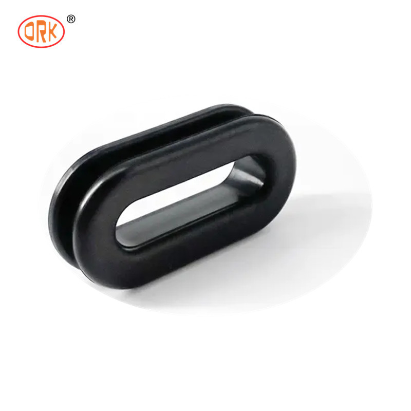 ORK قطعات لاستیکی قالب بندی شده FDA گواهینامه غیر سمی سیلیکون لاستیکی Grommets مقاومت کششی 1000 PSI