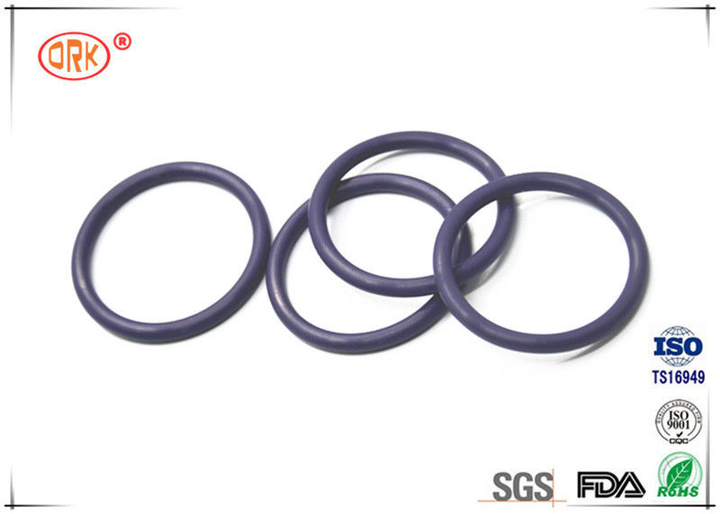 درجه روغن O Rings NBR مقاوم در برابر روغن فشرده تایید 70 ± 5 سختی ساحل