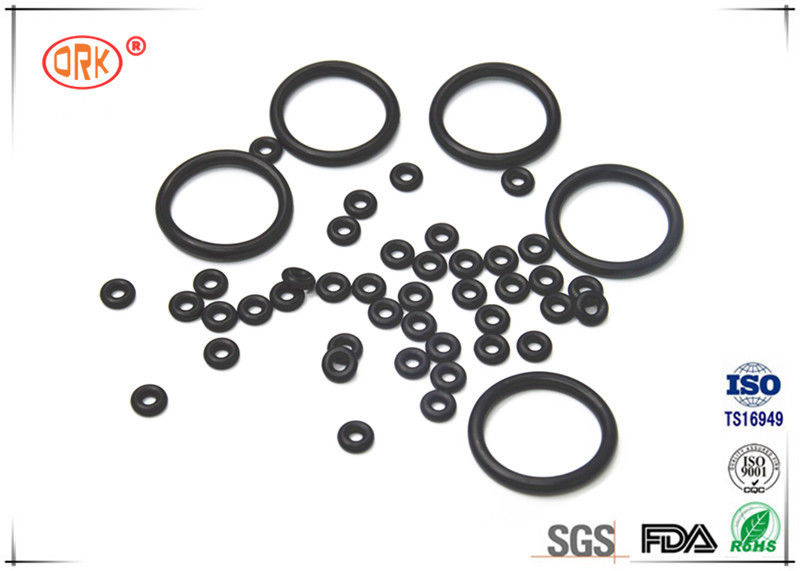 ORK سیاه صنعتی NBR O حلقه مهر و موم 0.794MM - 66.04CM در داخل قطر