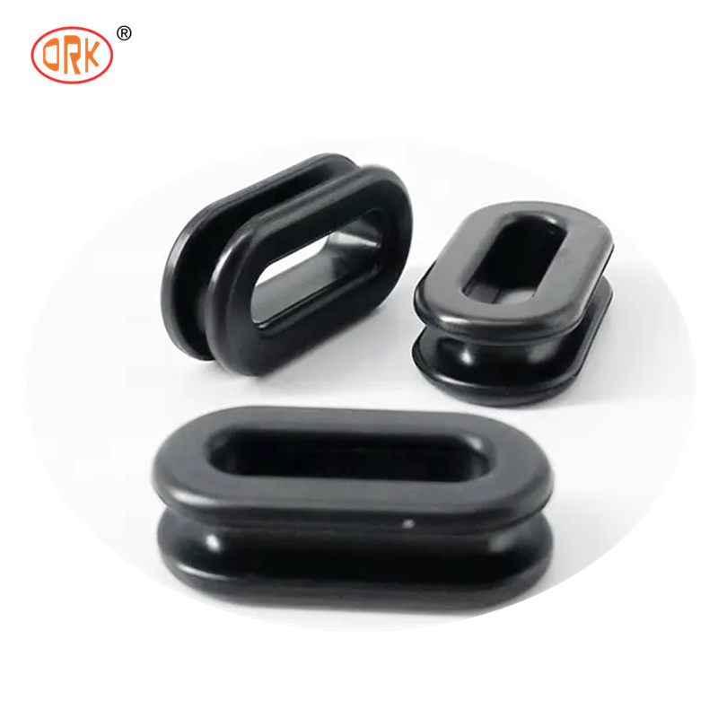 Industrial Silicone Wire Grommet, Rubber Hole Grommet with Silicone NBR EPDM FKM Available, Waterproof Dustproof Vibration Damping for Electronic Equipment Panel