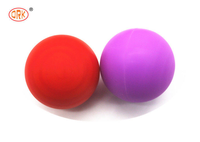 توپ لاستیکی سیلیکونی نرم Bouncy رنگی مقاوم در برابر آب FDA